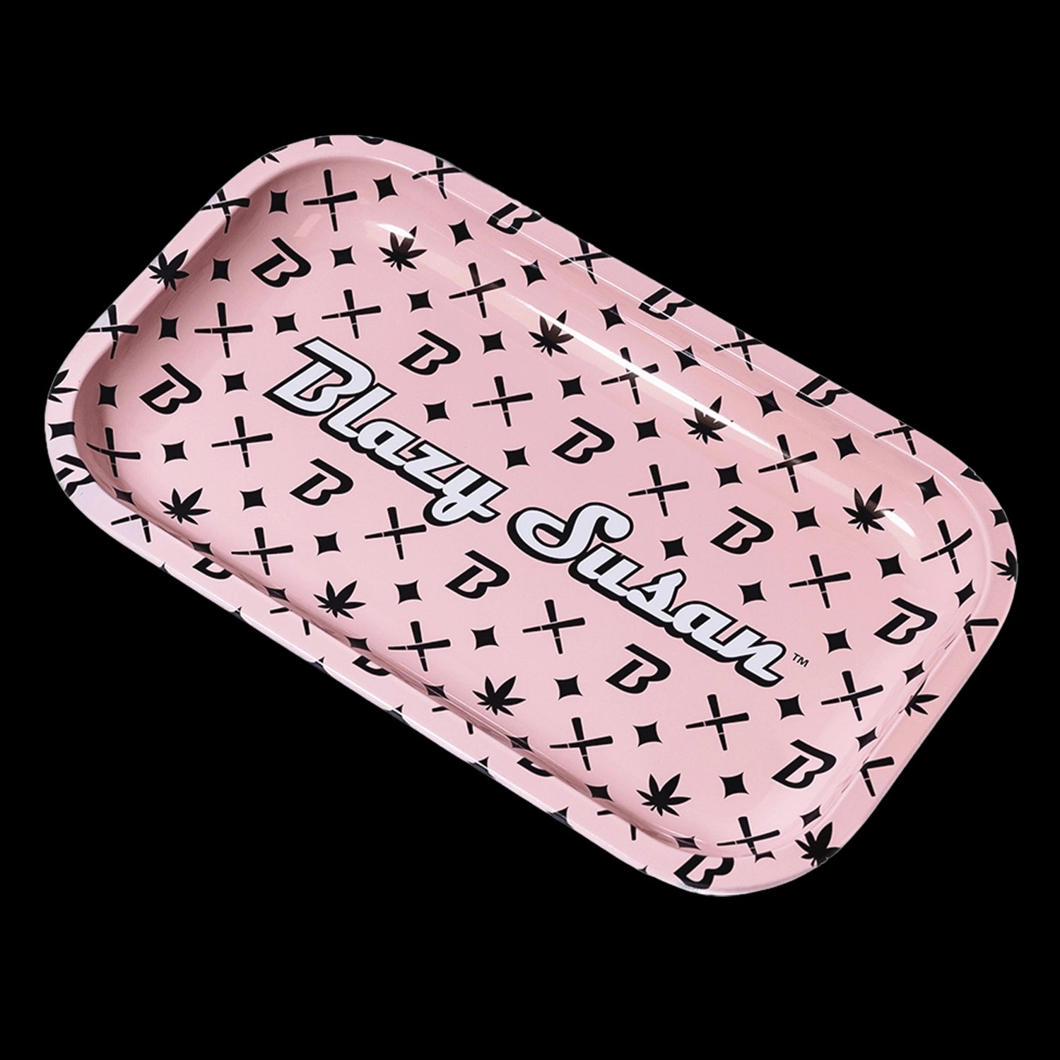 Blazy Susan Metal Rolling Tray