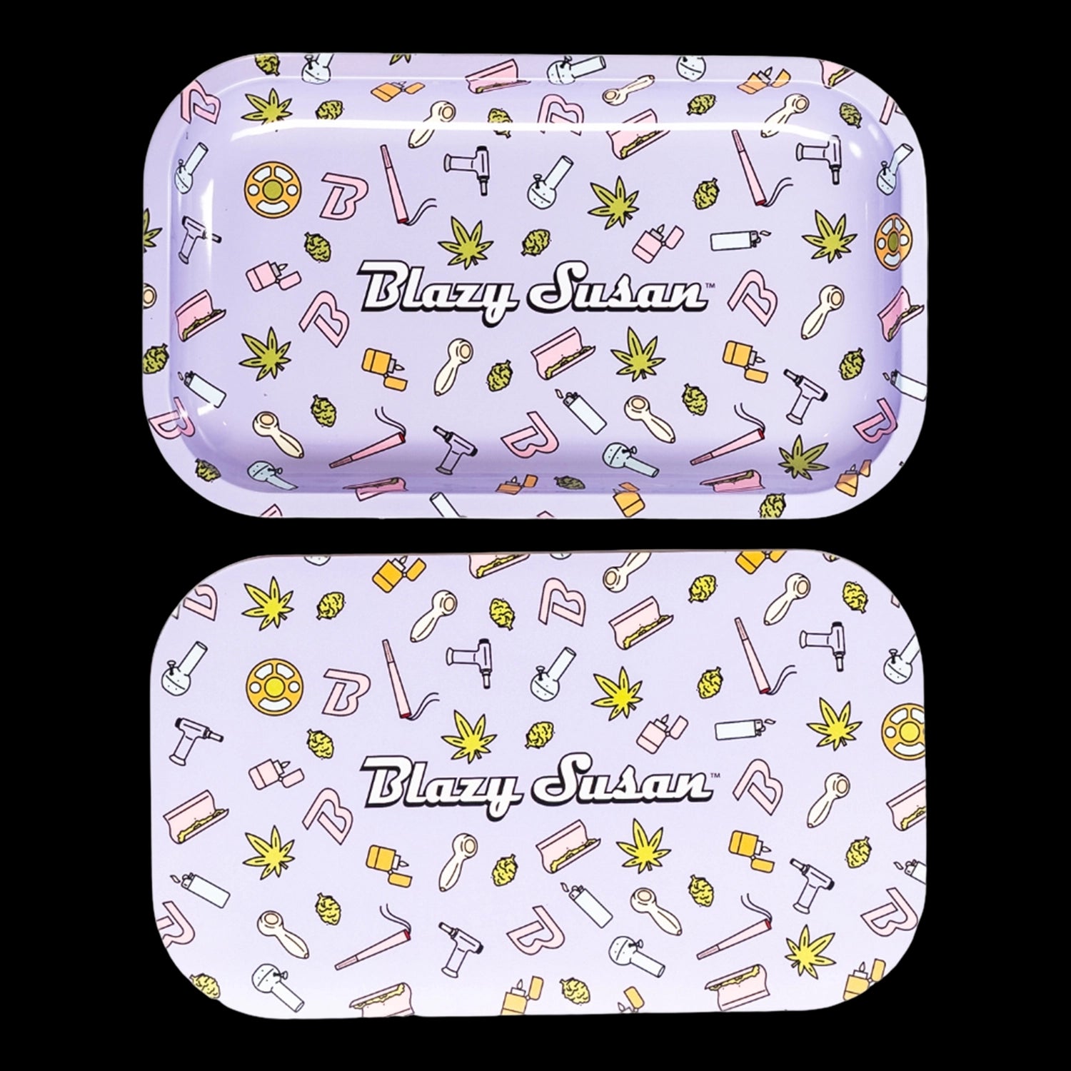 Blazy Susan Metal Rolling Tray