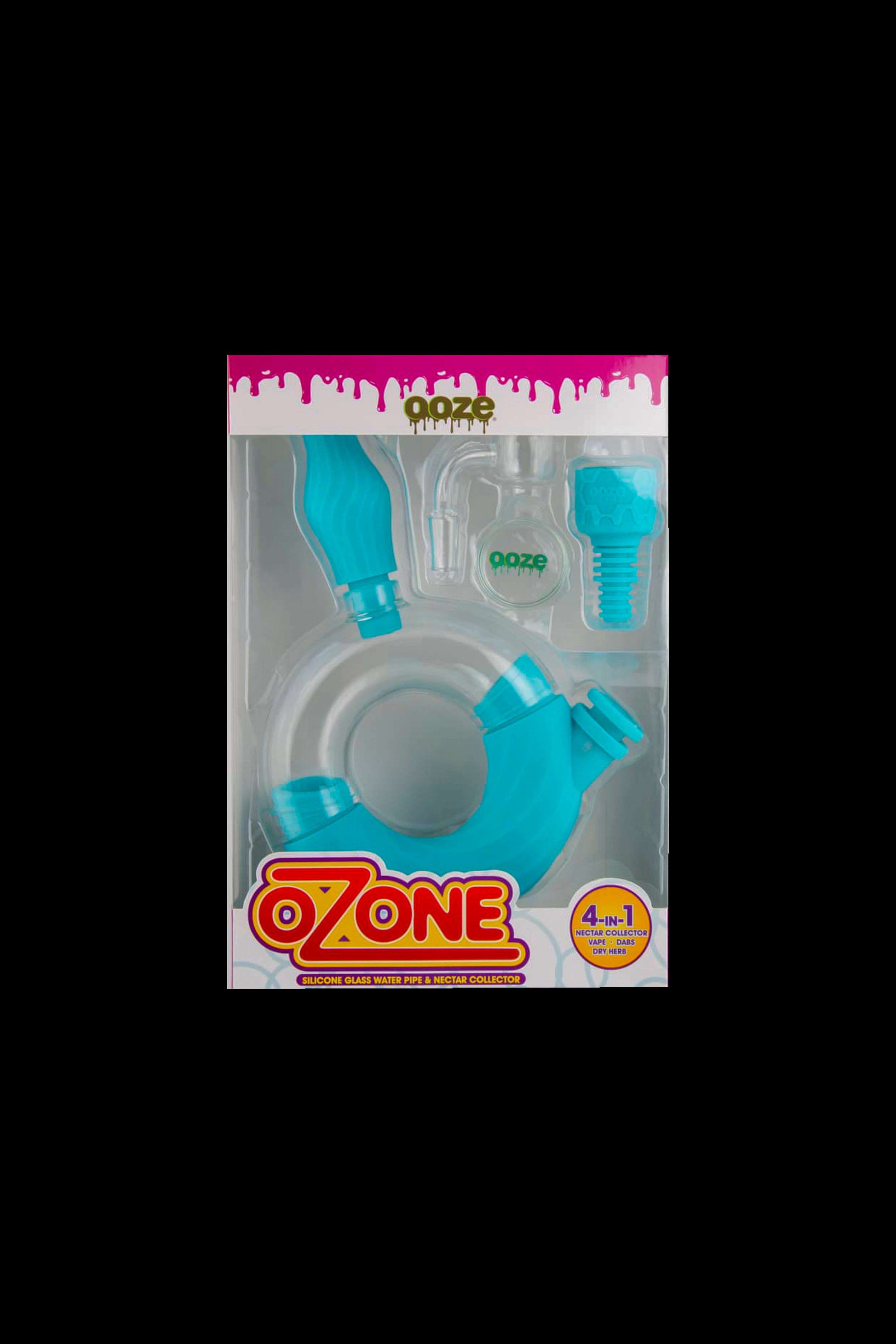 Ooze Ozone Silicone Water Pipe & Dab Straw - Portable Rig Ooze Ozone Silicone Water Pipe & Dab Straw - Portable Rig