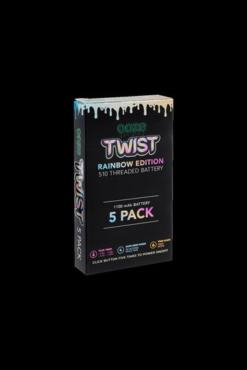 Ooze Adjustable Twist 1100mAh Batteries - 5 Pack - Ooze Adjustable Twist 1100mAh Batteries - 5 Pack