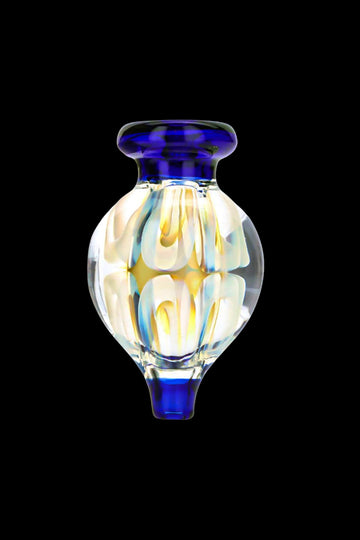 Blue Blood Rounded Multi-Colored Carb Cap - Blue Blood Rounded Multi-Colored Carb Cap