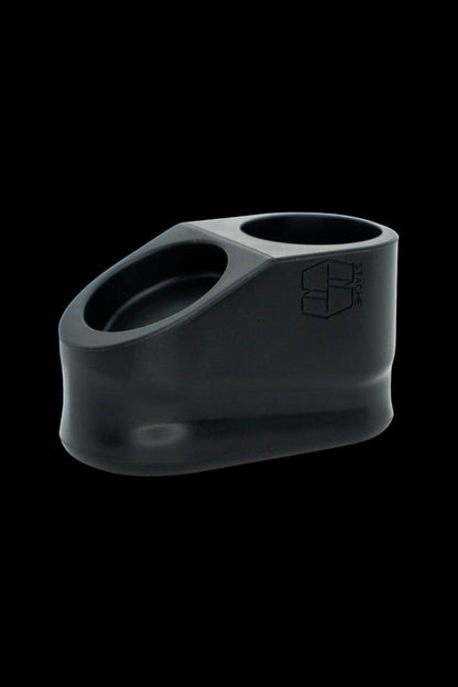 Black glass rig with two joint receivers.