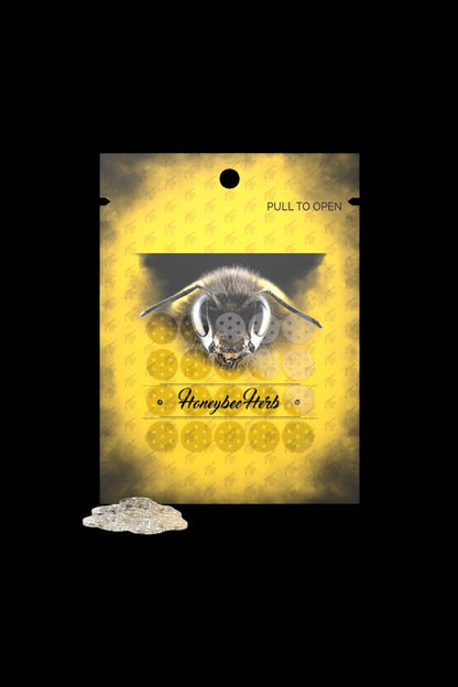 Honeybee Herb Honeycomb Flower Bowl Pipe Screens - 20pk