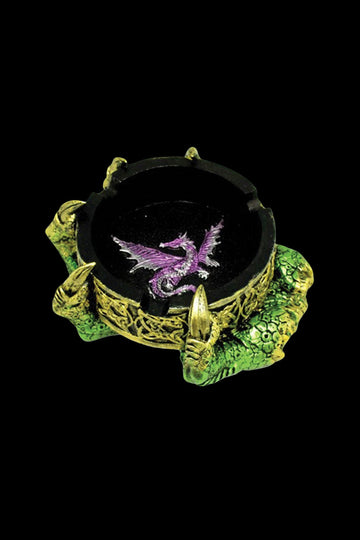 Celtic Dragon Ashtray w/ Claw - Celtic Dragon Ashtray w/ Claw