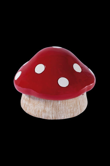 Fujima Red Mushroom Covered Ashtray - Fujima Red Mushroom Covered Ashtray