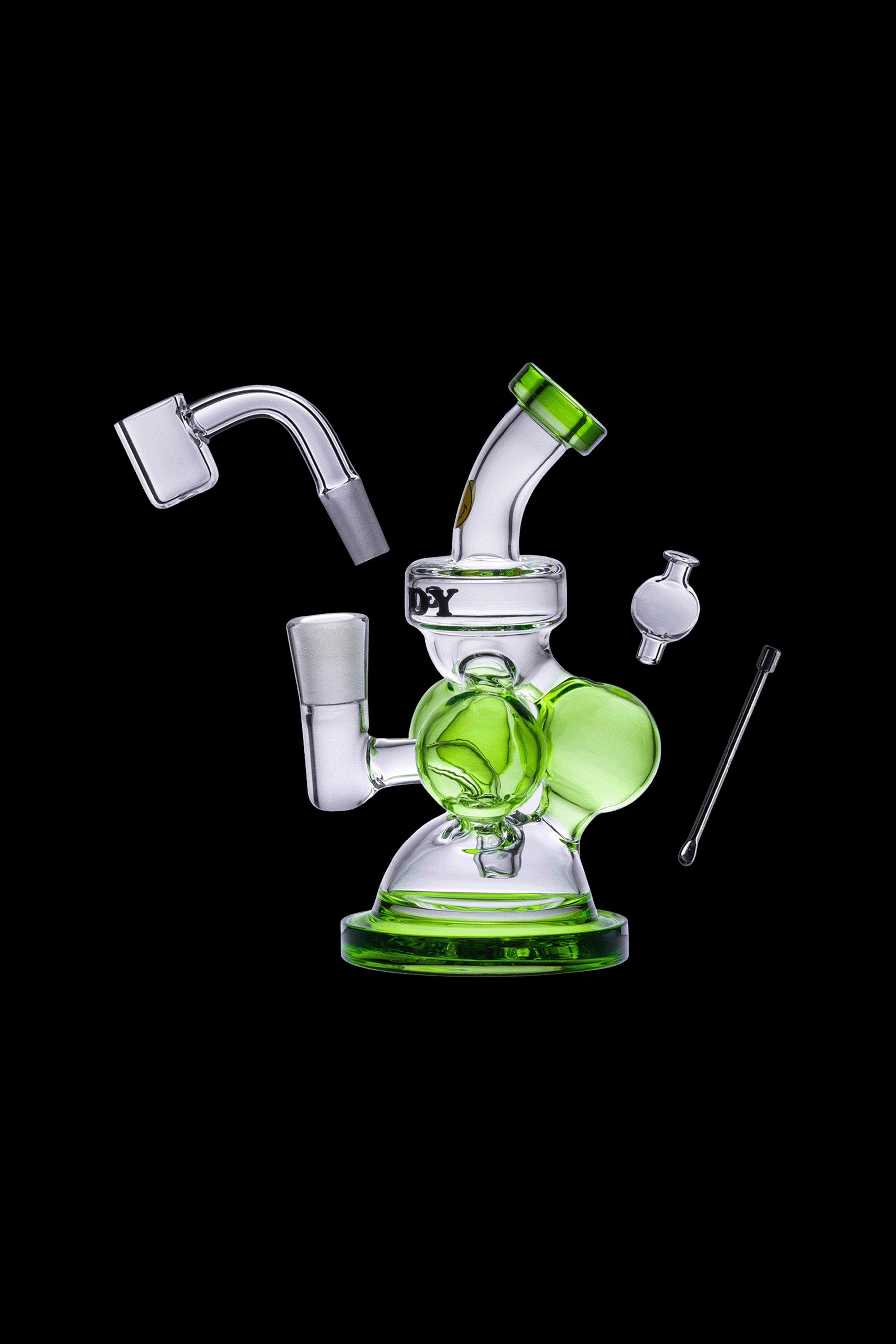 Goody Glass Atom Mini Dab Rig 4-Piece Kit