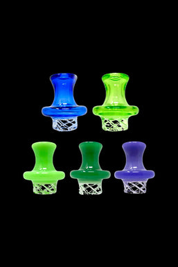 AFM Glass Color Turbo Spinner Glass Carb Cap + 2 Pearls