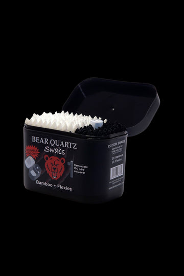 Bear Quartz Swabs Kit Reusable Cleaning Station - 6pc Set - Bear Quartz Swabs Kit Reusable Cleaning Station - 6pc Set