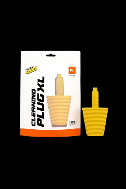 Pack of orange “Cleaning Plug XL” filters for smoking pipes, displayed in packaging.
