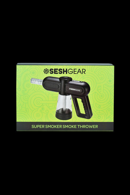 Seshgear Super Smoker smoke thrower device in packaging.