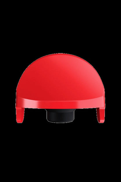 Red cannabis oil vape cartridge.