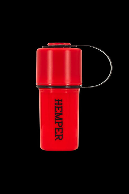 Red, waterproof case with "HEMPER" vertically printed on the side.
