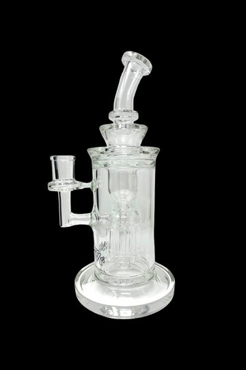 AFM Glass Power Station Clear Glass Incycler Water Pipe - AFM Glass Power Station Clear Glass Incycler Water Pipe