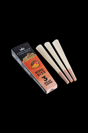 King Palm Flavored King Size Pre Rolled Hemp Cones - 2 Packs of 3 - King Palm Flavored King Size Pre Rolled Hemp Cones - 2 Packs of 3
