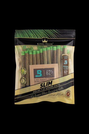 King Palm Slim Size Natural Pre Roll Palm Leaf Tubes - 25 Pack - King Palm Slim Size Natural Pre Roll Palm Leaf Tubes - 25 Pack
