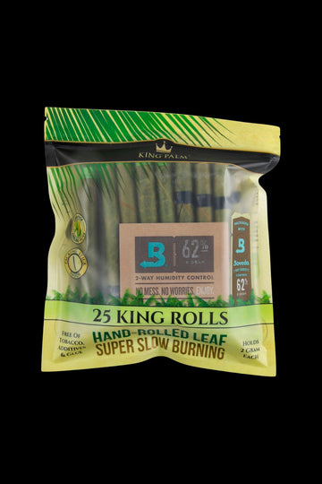 King Palm King Size Natural Pre Roll Palm Leaf Tubes - 25 Pack - King Palm King Size Natural Pre Roll Palm Leaf Tubes - 25 Pack