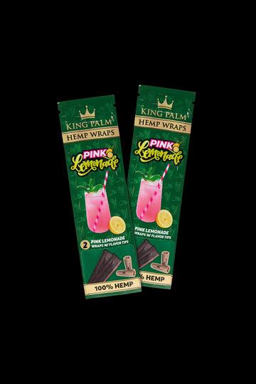 King Palm Flavored Hemp Wraps With Filter Tips - 2 Packs of 2 - King Palm Flavored Hemp Wraps With Filter Tips - 2 Packs of 2