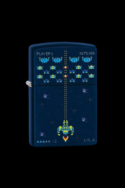Zippo Lighter | Pixel Game | Navy Matte