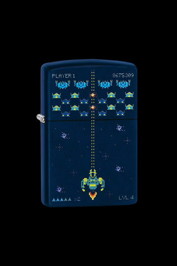 Zippo Lighter | Pixel Game | Navy Matte - Zippo Lighter | Pixel Game | Navy Matte