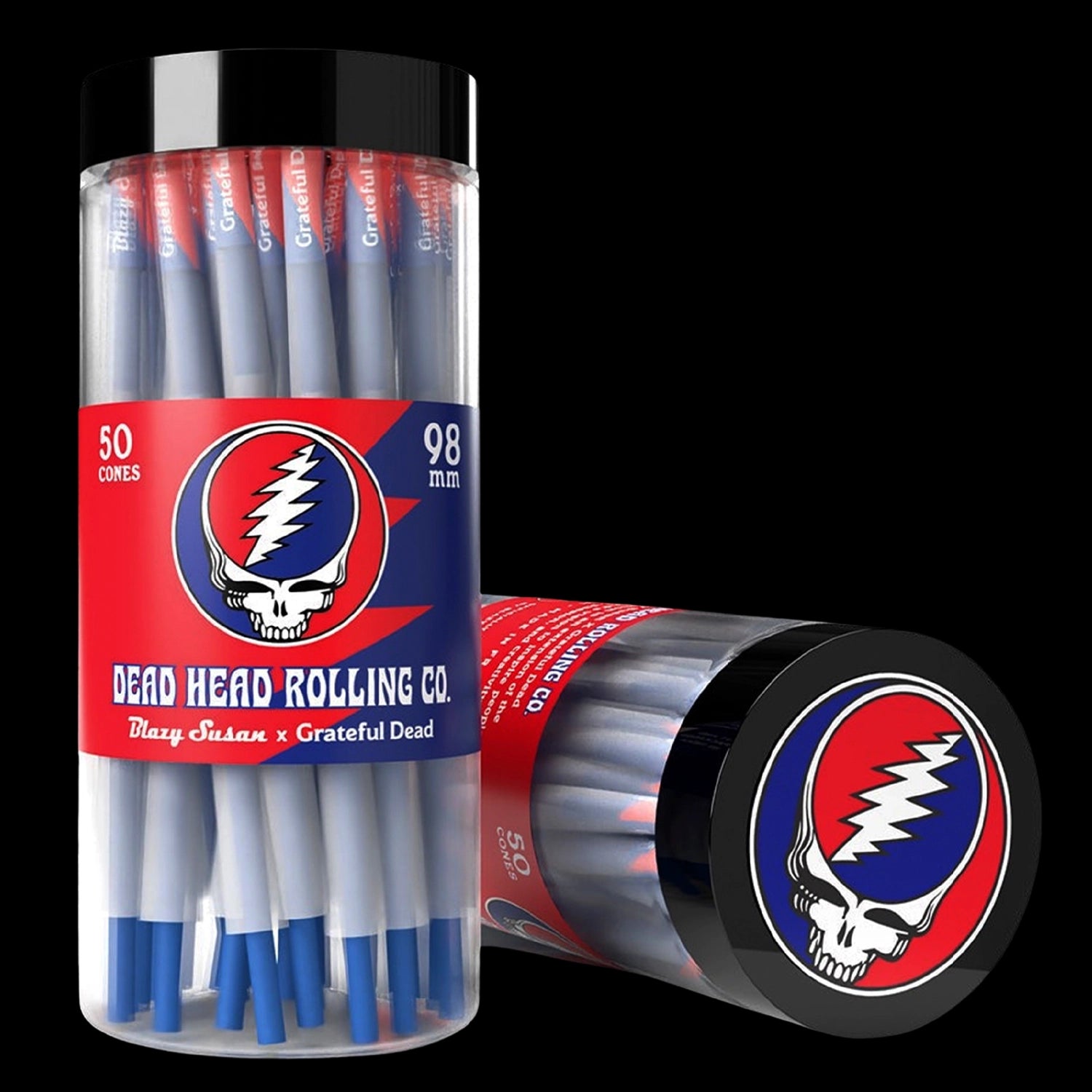 Blazy Susan Grateful Dead Pre-Rolled Cones - 98mm - 50ct