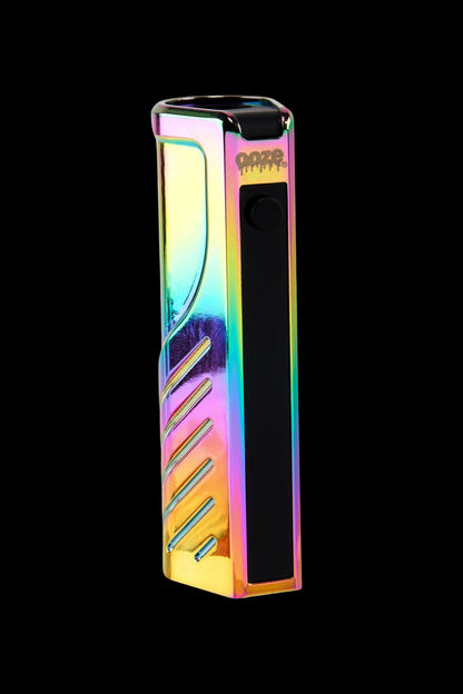 Iridescent butane lighter with vertical ridges, branded “Dopez.”