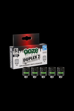 Ooze Duplex 2 Replacement Onyx Atomizer 5-Pack
