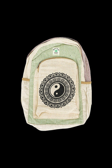ThreadHeads Himalayan Hemp Yin Yang Mandala Backpack - ThreadHeads Himalayan Hemp Yin Yang Mandala Backpack