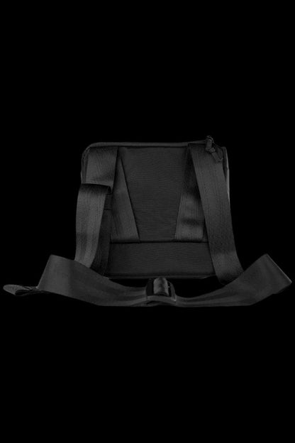 Black cannabis-tech vest with adjustable straps.