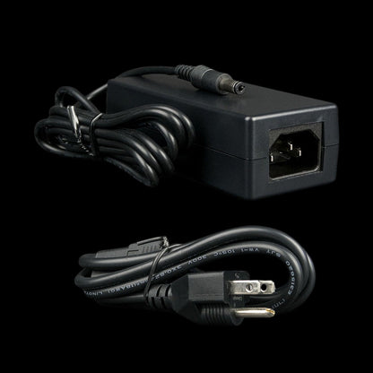 Power adapter commonly used for rosin presses and cannabis extraction equipment.