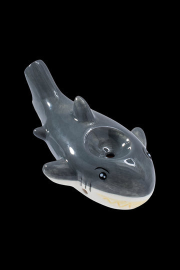 Wacky Bowlz Shark Ceramic Pip - Wacky Bowlz Shark Ceramic Pip