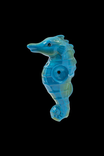Wacky Bowlz Seahorse Ceramic Pipe - Wacky Bowlz Seahorse Ceramic Pipe