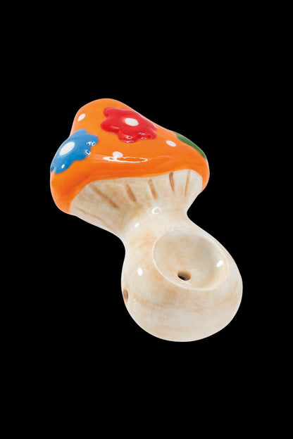 Wacky Bowlz Flower Mushroom Ceramic Pipe