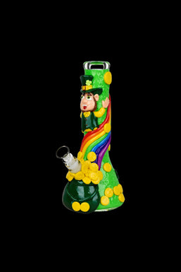 St. Patrick's Day Pot of Gold Glow In The Dark Water Pipe