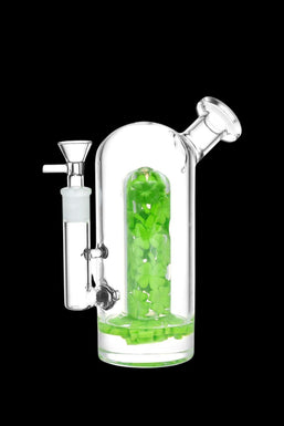 Lucky Clover Glass Water Pipe