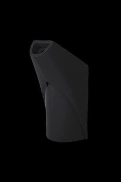 Sleek, black cannabis pipe.