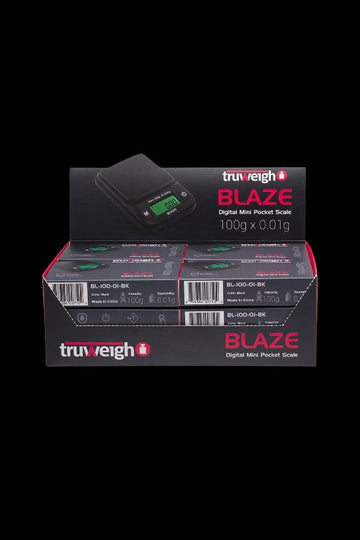 Truweigh Blaze Scale - 100g x 0.01g - Black - 12 Pack - Truweigh Blaze Scale - 100g x 0.01g - Black - 12 Pack