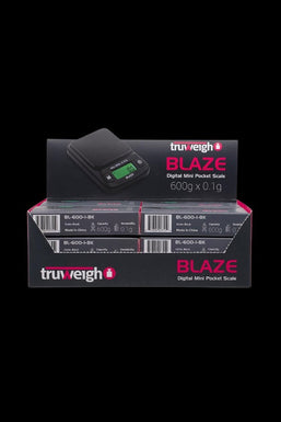 Truweigh Blaze Scale - 600g x 0.1g - Black - 12 Pack