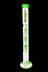 AFM Glass Ripper Triple Tree Perc Glass Straight Tube Bong - AFM Glass Ripper Triple Tree Perc Glass Straight Tube Bong