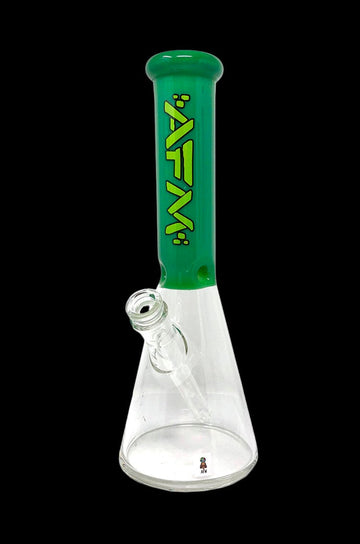 AFM Glass Extraterrestrial Colored Glass Sleeve Beaker Bong - AFM Glass Extraterrestrial Colored Glass Sleeve Beaker Bong
