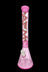 AFM Glass Pulsar Double Pink Glass Beaker Bong - AFM Glass Pulsar Double Pink Glass Beaker Bong