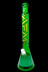 AFM Glass Quasar Glass Beaker Bong - Double Greens - AFM Glass Quasar Glass Beaker Bong - Double Greens