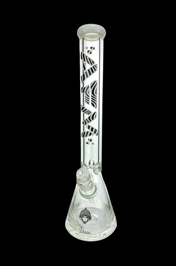 AFM Glass Trippy 9mm Glass Beaker Bong - AFM Glass Trippy 9mm Glass Beaker Bong