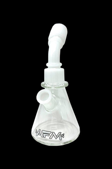 AFM Glass One Shot Clear Glass Mini Water Pipe - AFM Glass One Shot Clear Glass Mini Water Pipe