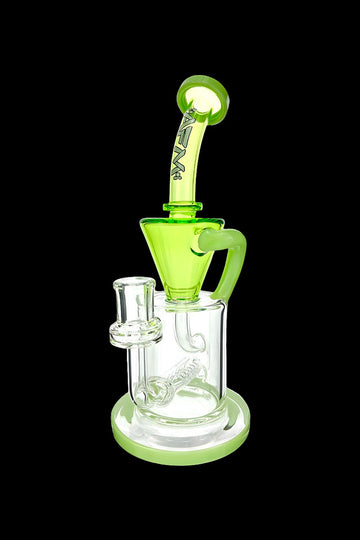 AFM Glass Drain Recycler Double Color Inline Water Pipe - AFM Glass Drain Recycler Double Color Inline Water Pipe