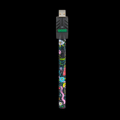 Ooze Elevation portable vaporizer pen with colorful psychedelic design.