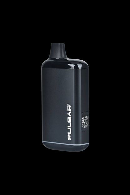 Black Pulsar vaporizer pen with digital display.