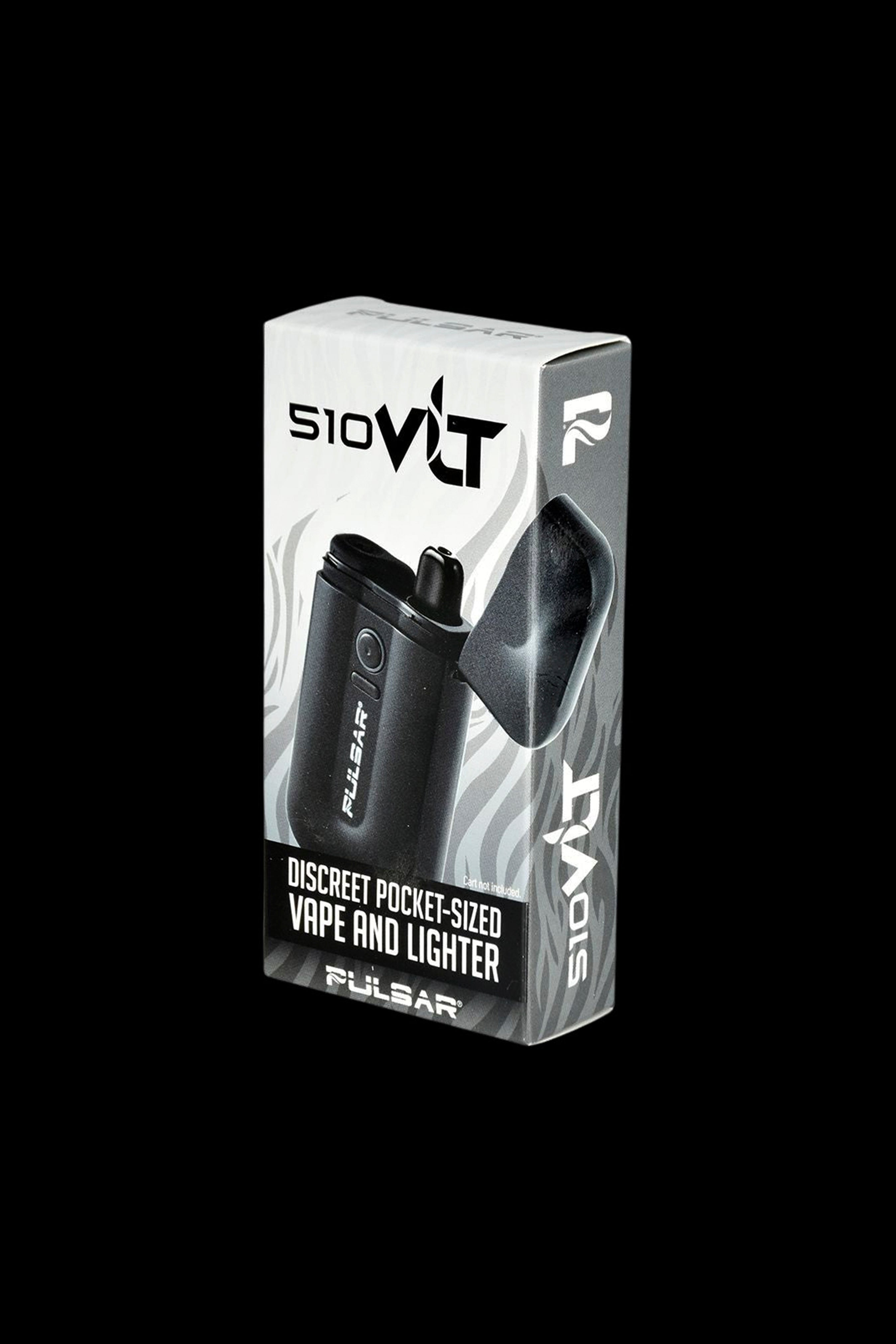 Product packaging for “Slovit” – a discreet, pocket-sized vape and lighter by Pulsar.