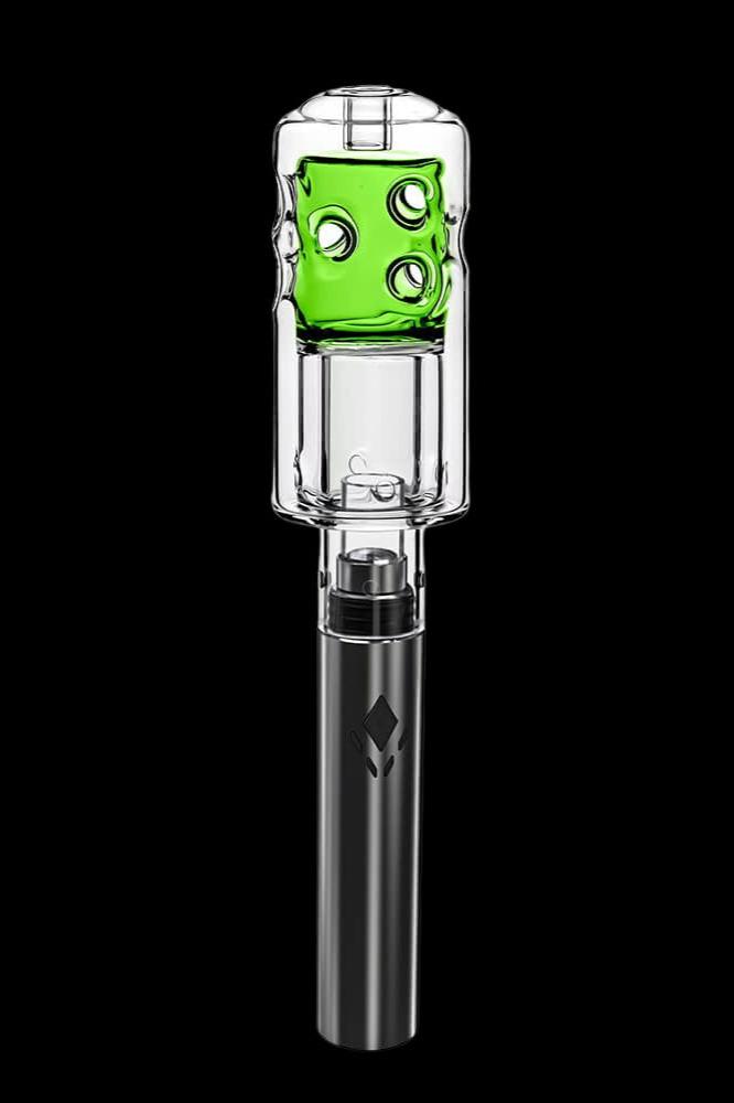 VLAB Vlex Glass Bubbler - Small Rig, Clear Glass