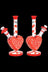 Pulsar Victorian Valentines Day Glow in the Dark Water Pipe - Pulsar Victorian Valentines Day Glow in the Dark Water Pipe