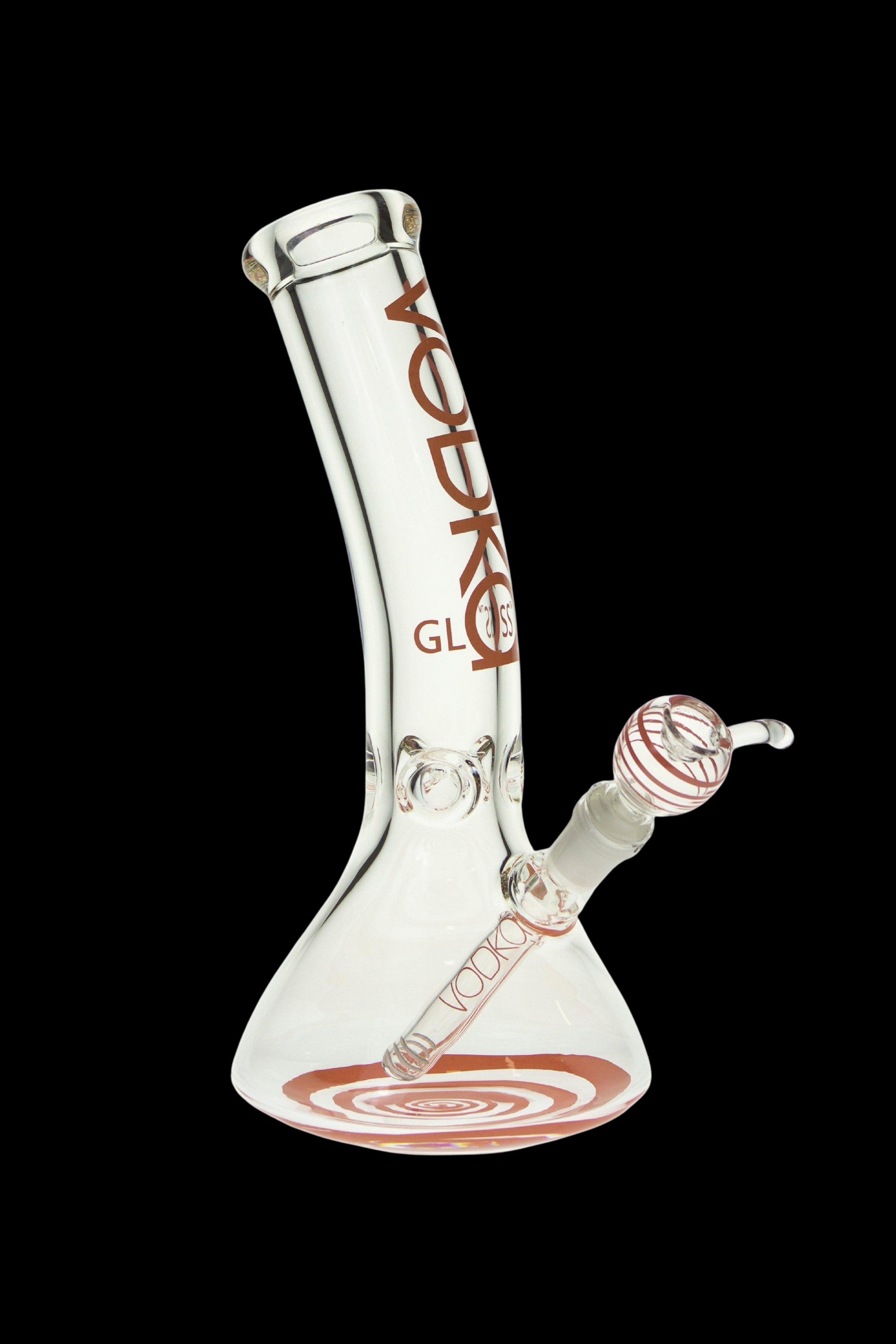 Vodka Glass Bent Neck Beaker Bong